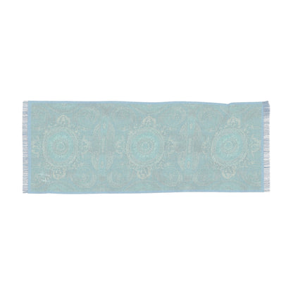 Teal Medallion Scarf