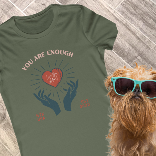 Retro Heart 'Love You Adam' Women's Tee — Vintage-Inspired Slim Fit