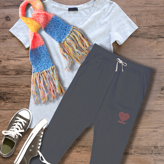 Garment-Dyed Fleece Sweatpants Cozy Lounge Pants (Support Suicide Prevention - 100% Proceeds)