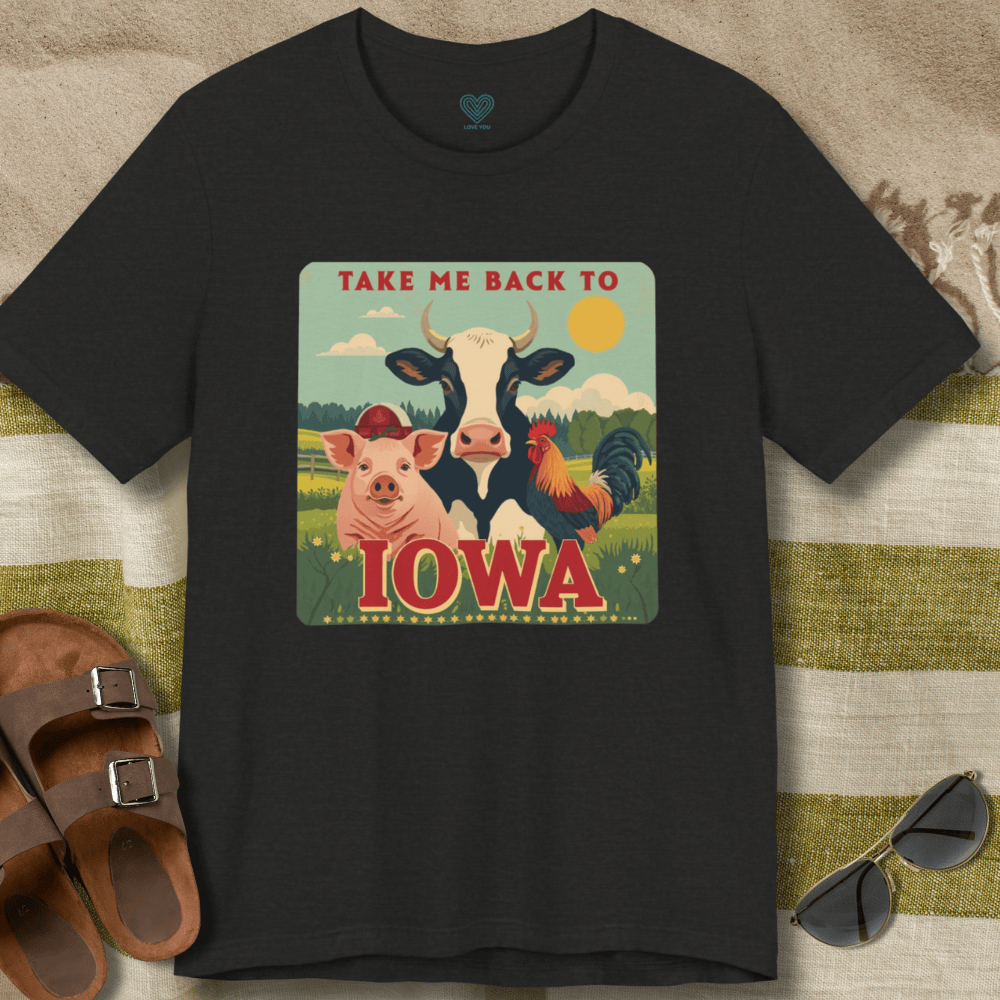 Iowa Farm Animals T-Shirt