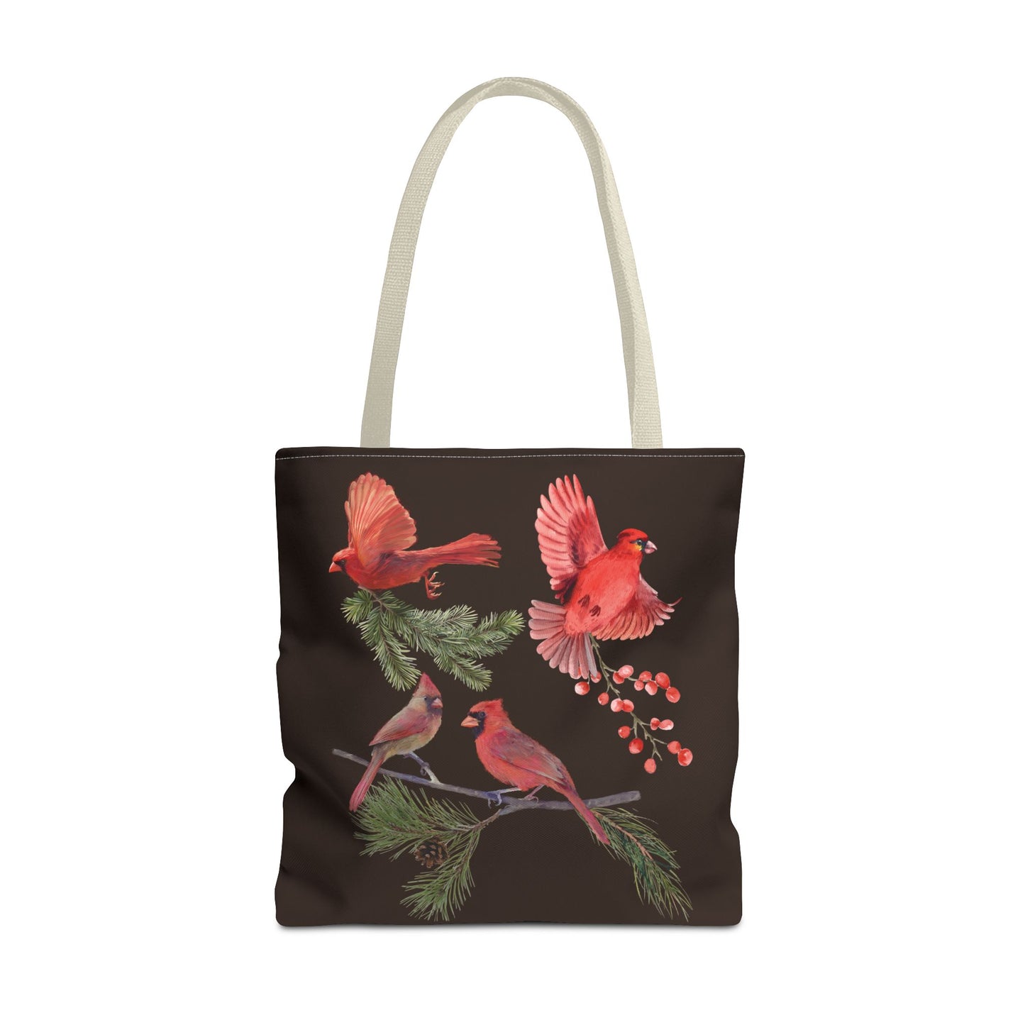 Holiday Christmas Cardinal Gift and Tote Bag