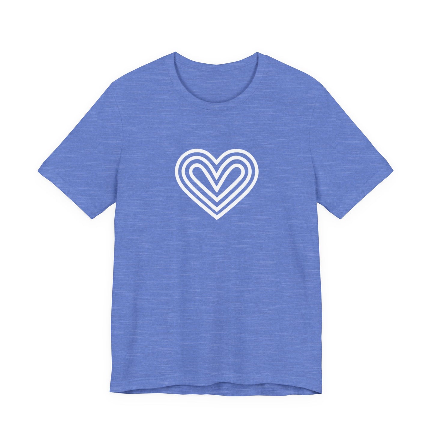 Unisex Short-Sleeve Tee Love You Heart T-Shirt